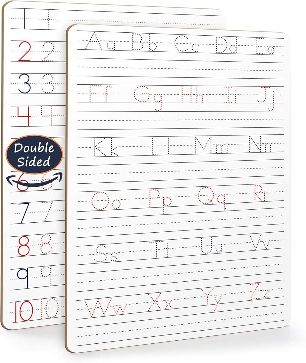 Double Sided Alphabet Tracing White Board For Kids Guinea Ubuy