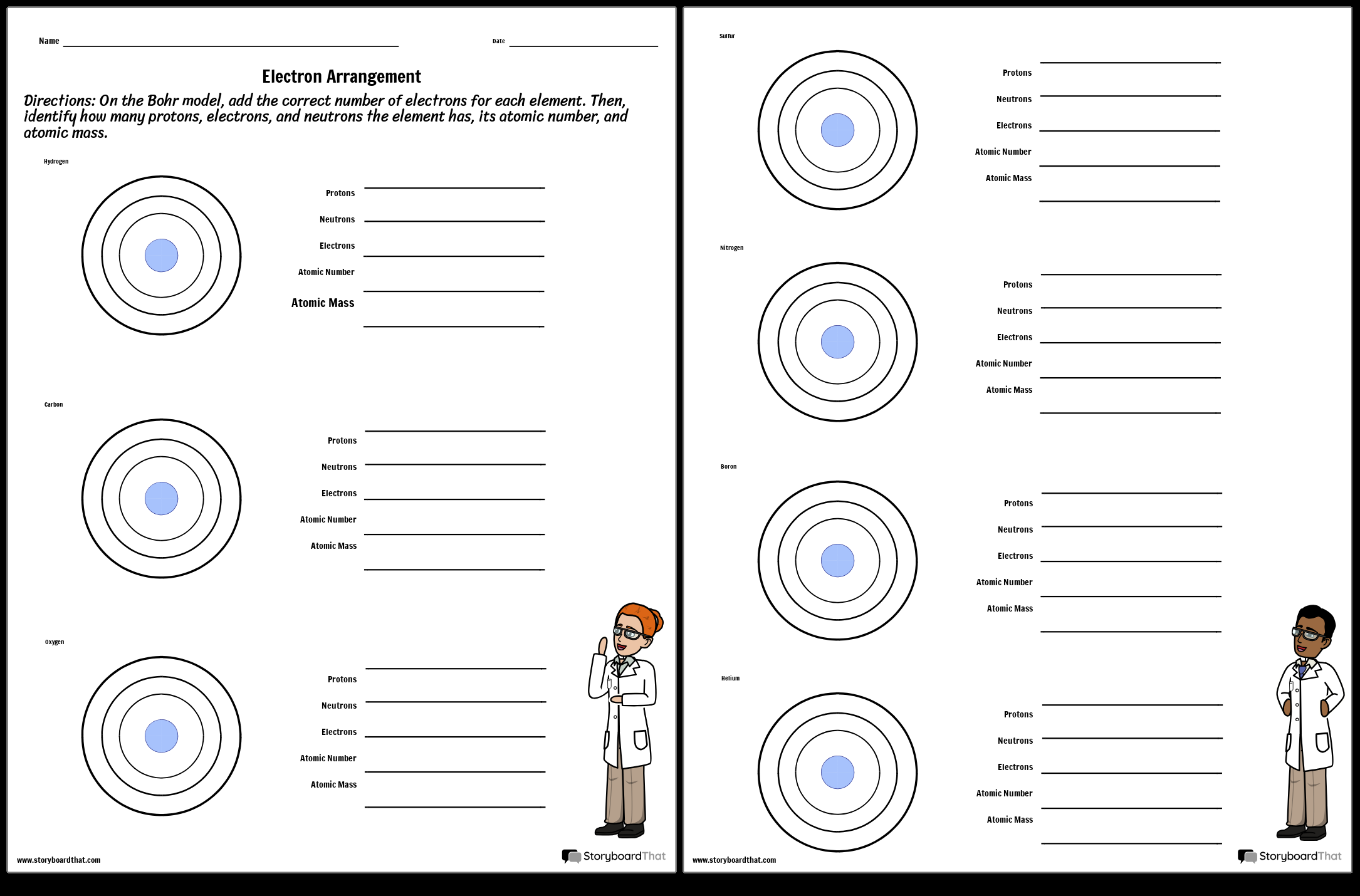 Electron Arrangement Worksheet Atomic Model Activity ELECTRONS IN ATOMS 5 North Plainfield School District Flip EBook Pages 1 4 AnyFlip