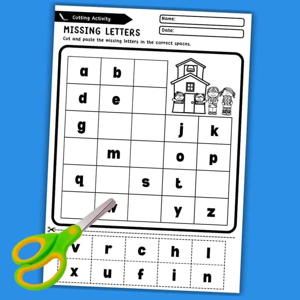 Engage Kids With Our Back To School Missing Letters Worksheet