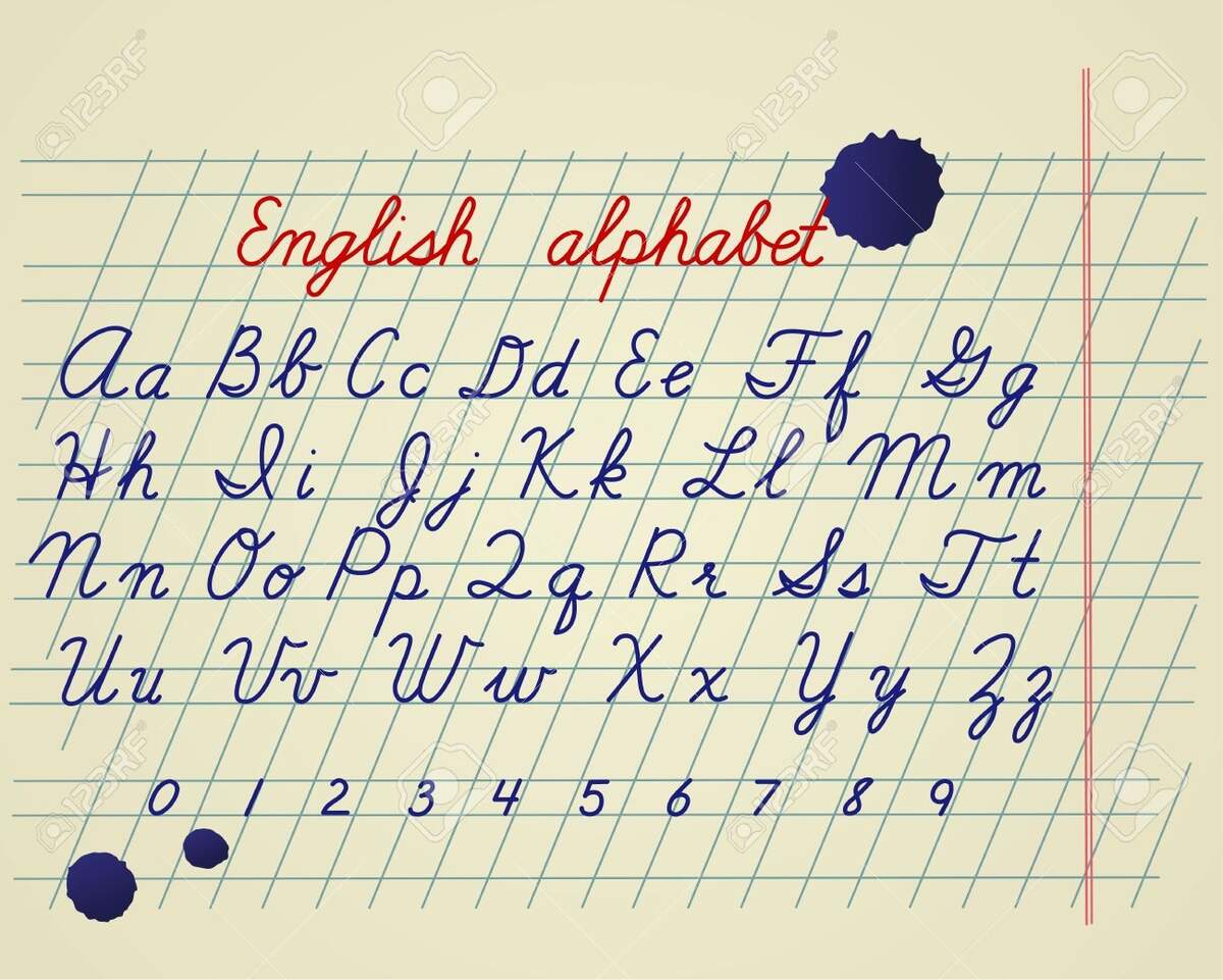 English Alphabet Hand Drawing English Letters And Numbers On School Notebook Royalty Free SVG Cliparts Vectors And Stock Illustration Image 15568945 English Alphabet Hand Drawing English Letters And Numbers On School Notebook Royalty Free SVG Cliparts Vectors And Stock Illustration Image 15568945