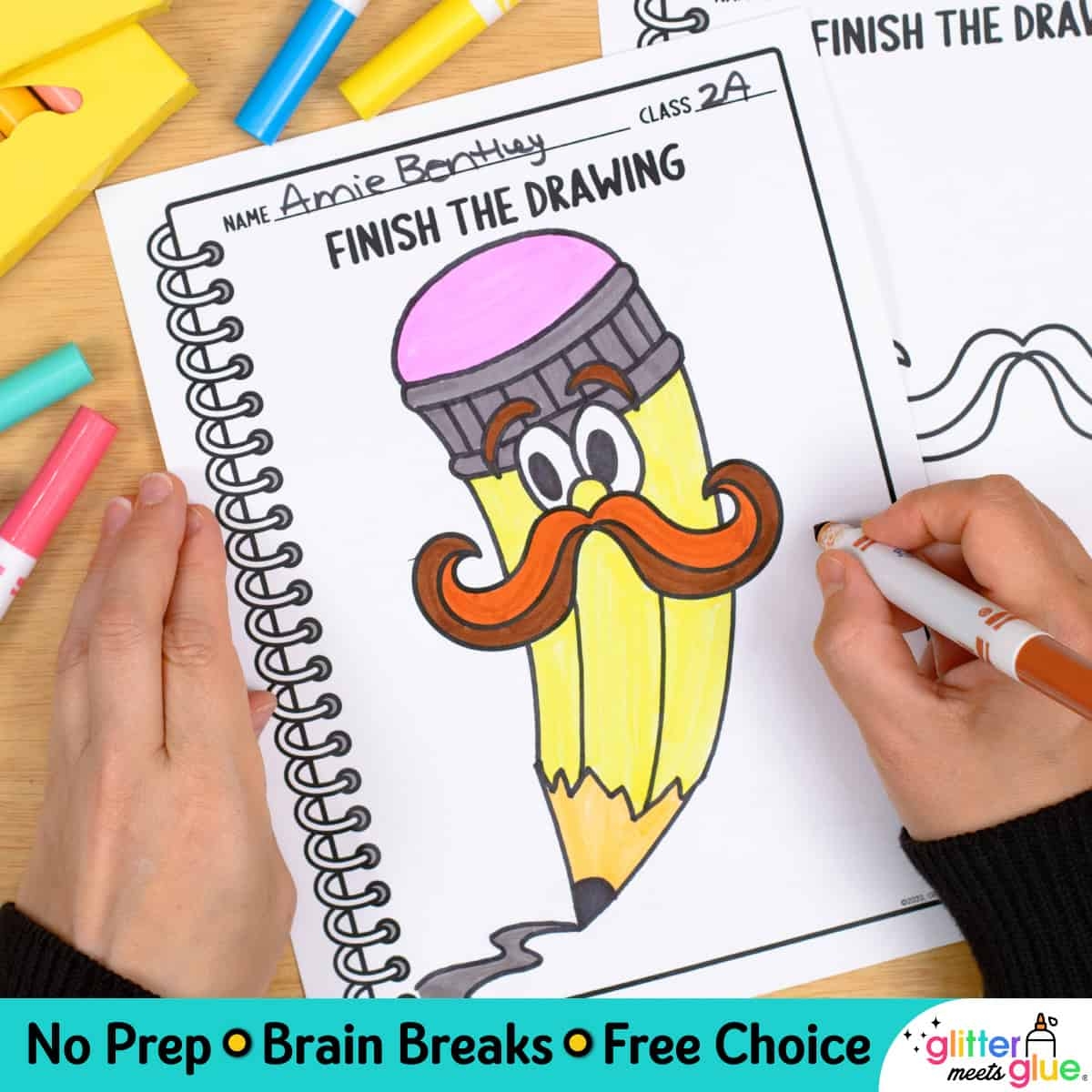 23 Fabulous Finish The Drawing Activities Teaching Expertise