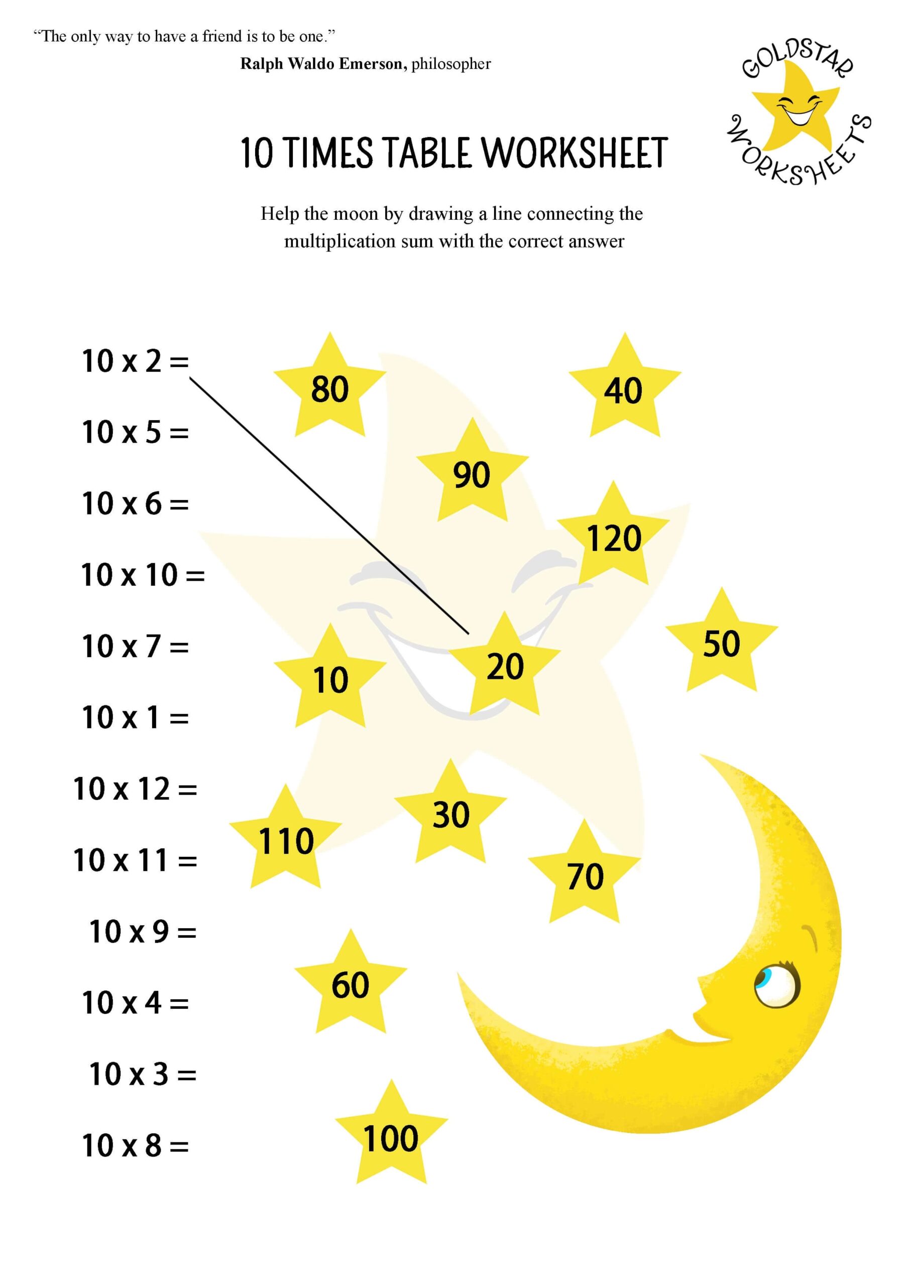 Free 10 Times Table Worksheets Fun And Easy Multiplication Practice
