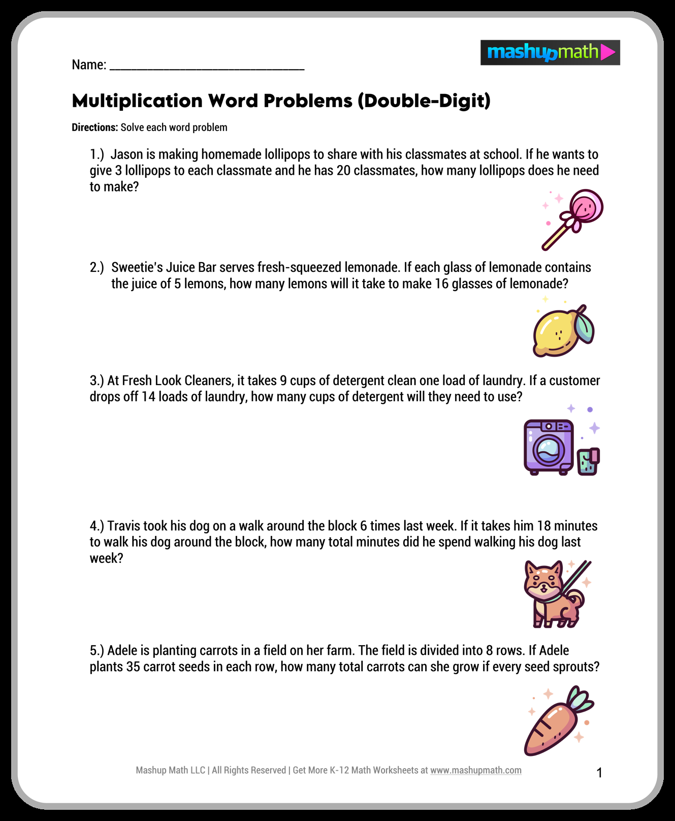 Free 5th Grade Math Worksheets Printable W Answers Mashup Math Free 5th Grade Math Worksheets Printable W Answers Mashup Math