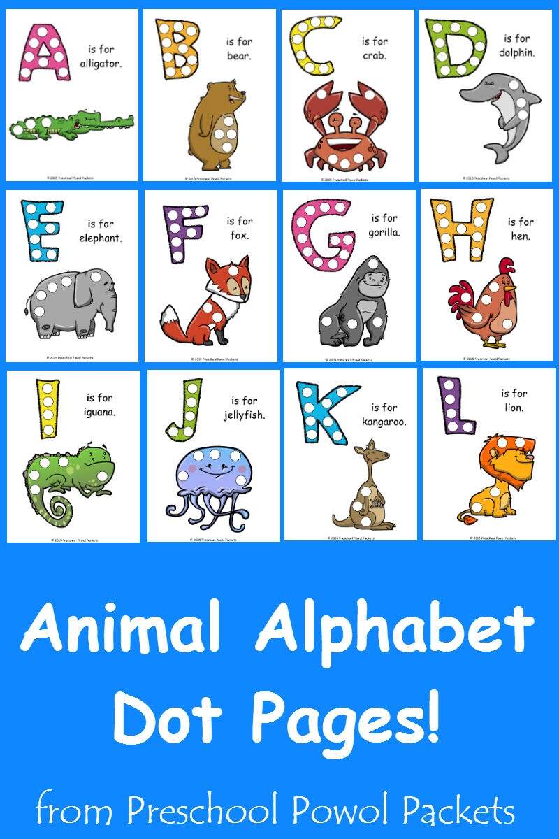 Printable Animal Alphabet Letters Mrs Karle S Sight And Sound Reading