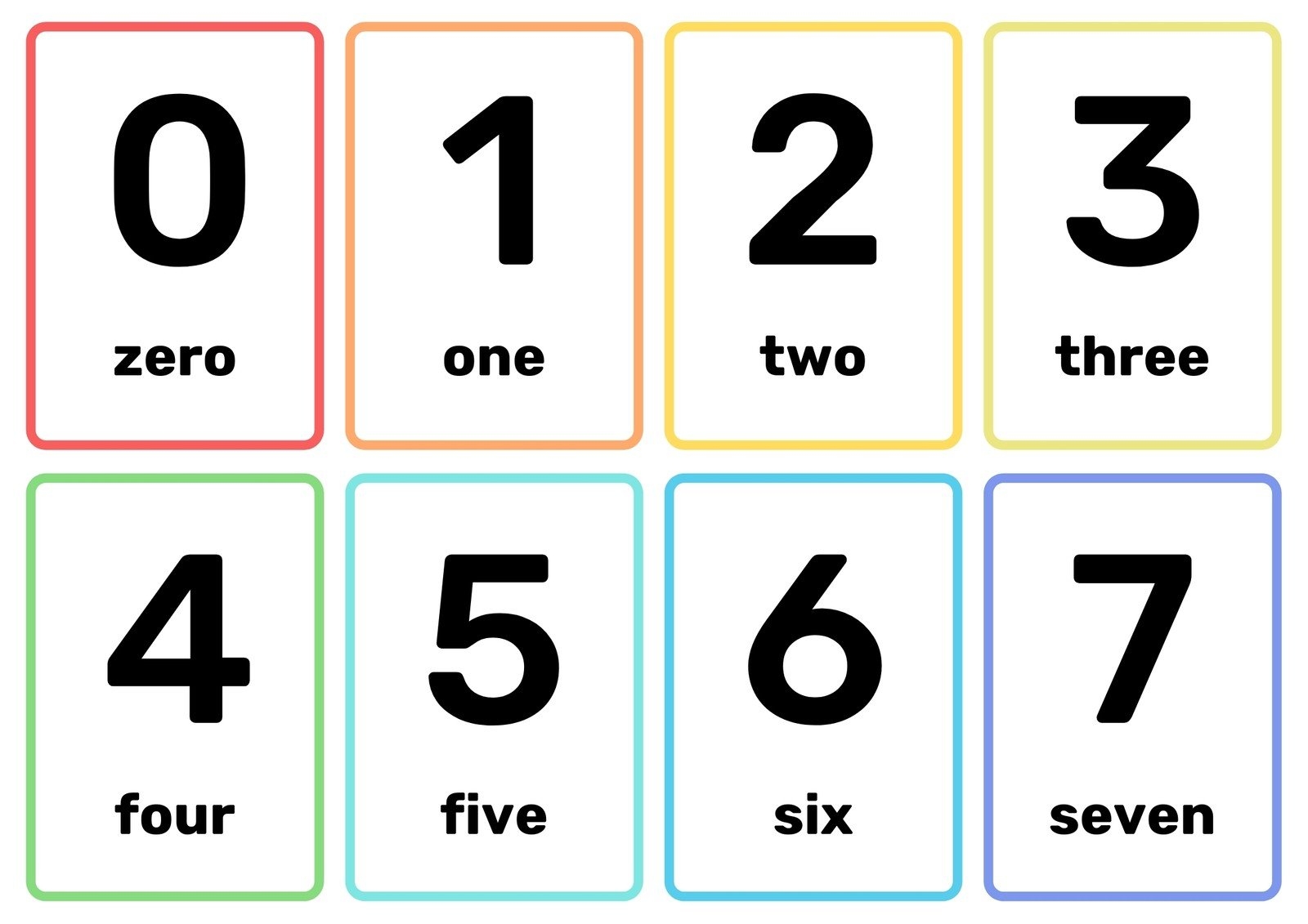 Free And Customizable Numbers Templates Free And Customizable Numbers Templates