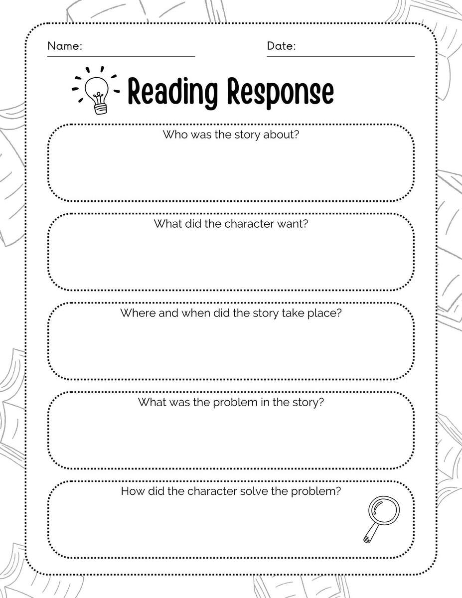 Storyboard That Reading Response Templates For Students