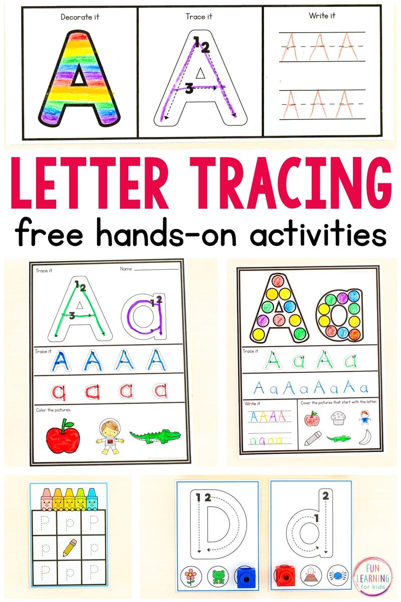 Free Letter Tracing Printables For Alphabet Letter Formation