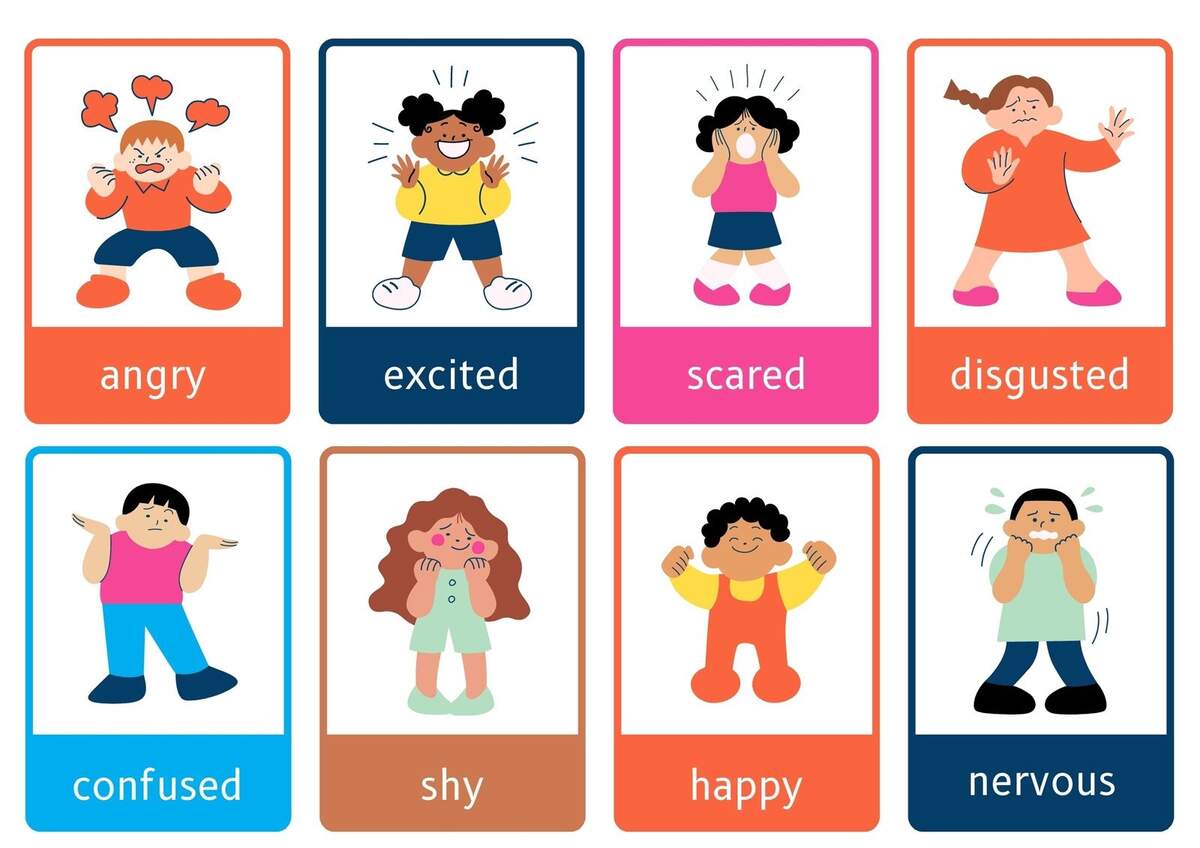 Free Printable Custom Emotions Flashcard Templates Canva Free Printable Custom Emotions Flashcard Templates Canva
