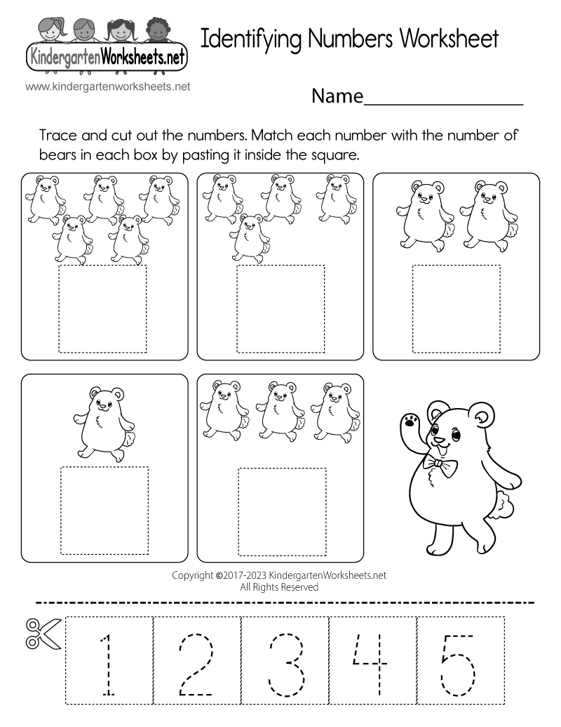 Free Printable Identifying Numbers Worksheet Worksheets Library