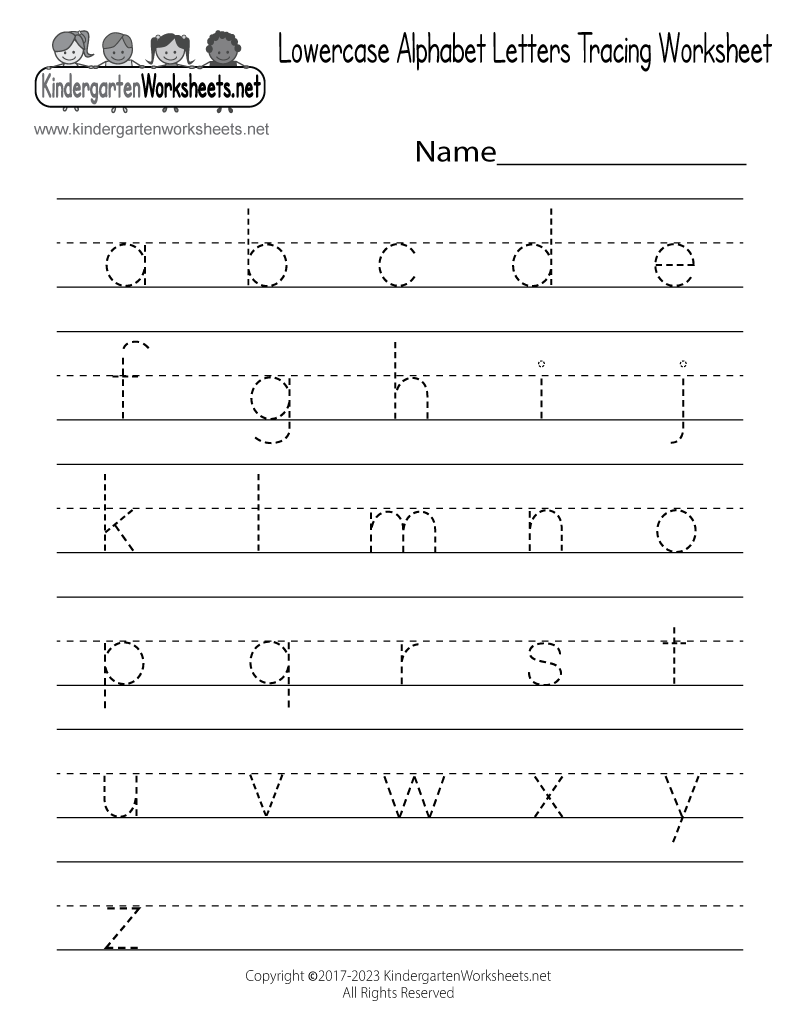 Free Printable Lowercase Alphabet Letters Tracing Worksheet Lowercase Letter Tracing Worksheets Free Printables Doozy Moo