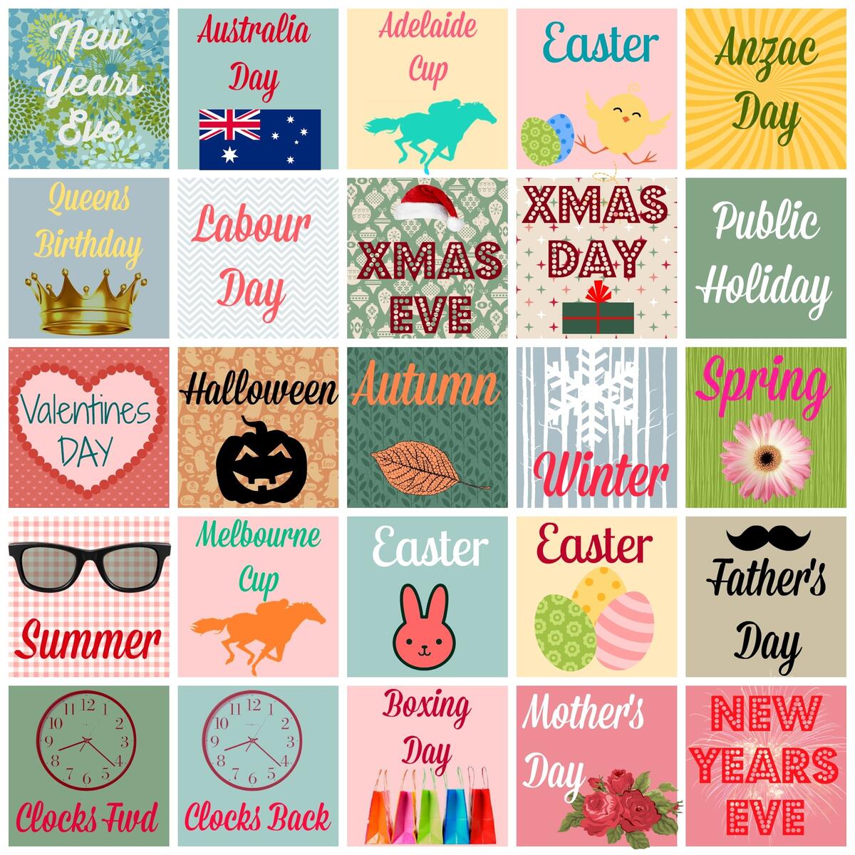 Free Printable Planner Diary Stickers Australian Occasions Holidays Observances Ask Sarah Bullet Journal Stickers