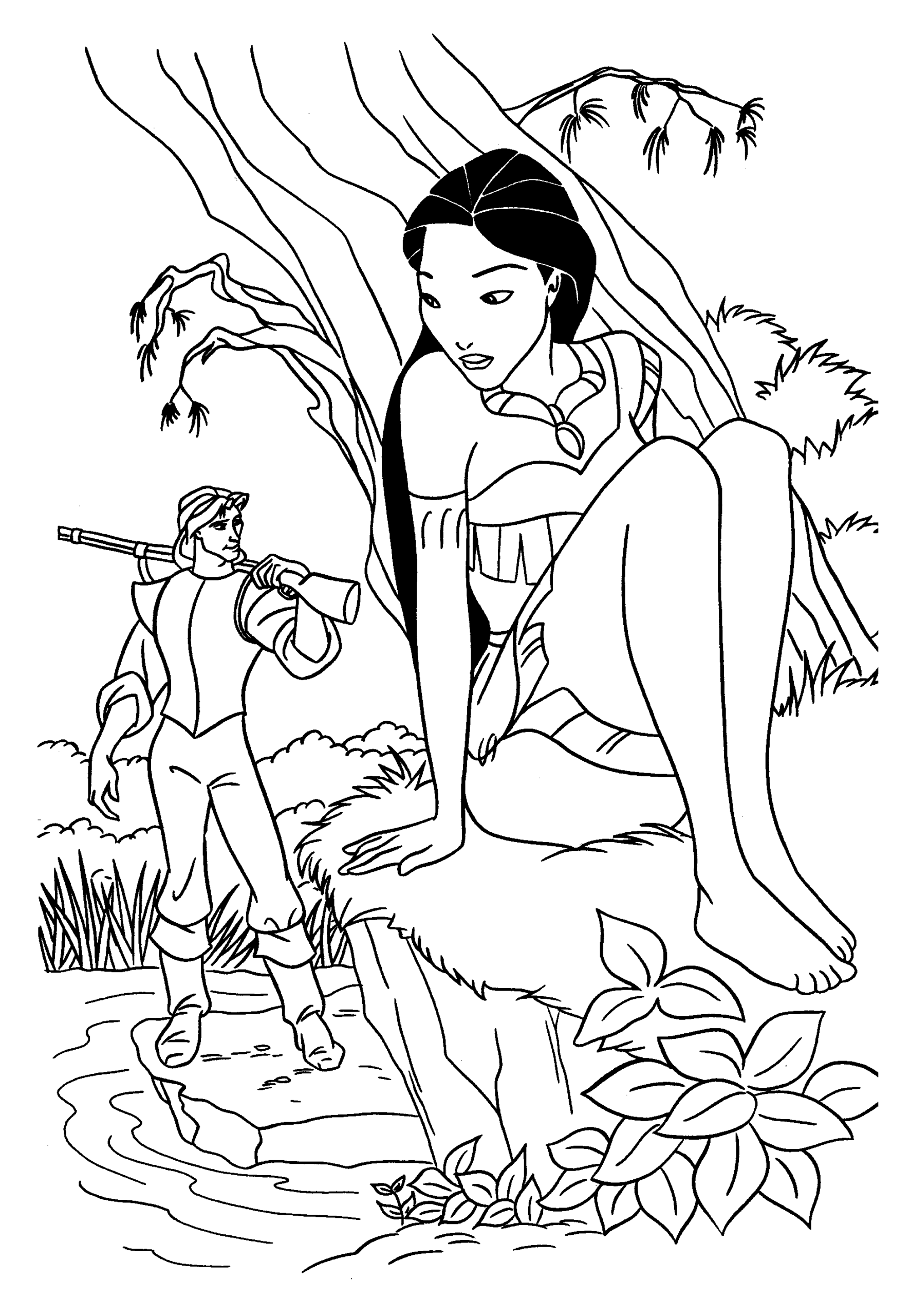 Free Printable Pocahontas Coloring Pages For Kids Free Printable Pocahontas Coloring Pages For Kids