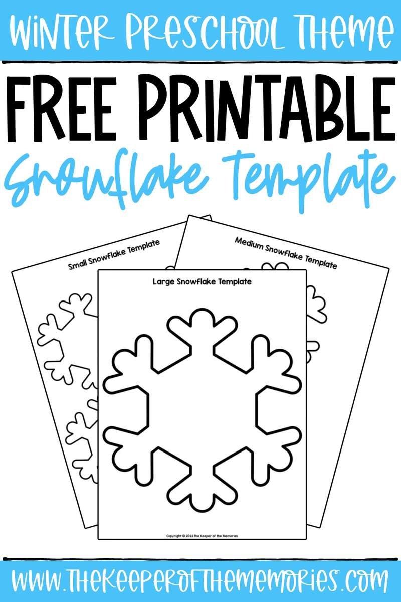 Free Printable Snowflake Template The Keeper Of The Memories Free Printable Snowflake Template The Keeper Of The Memories