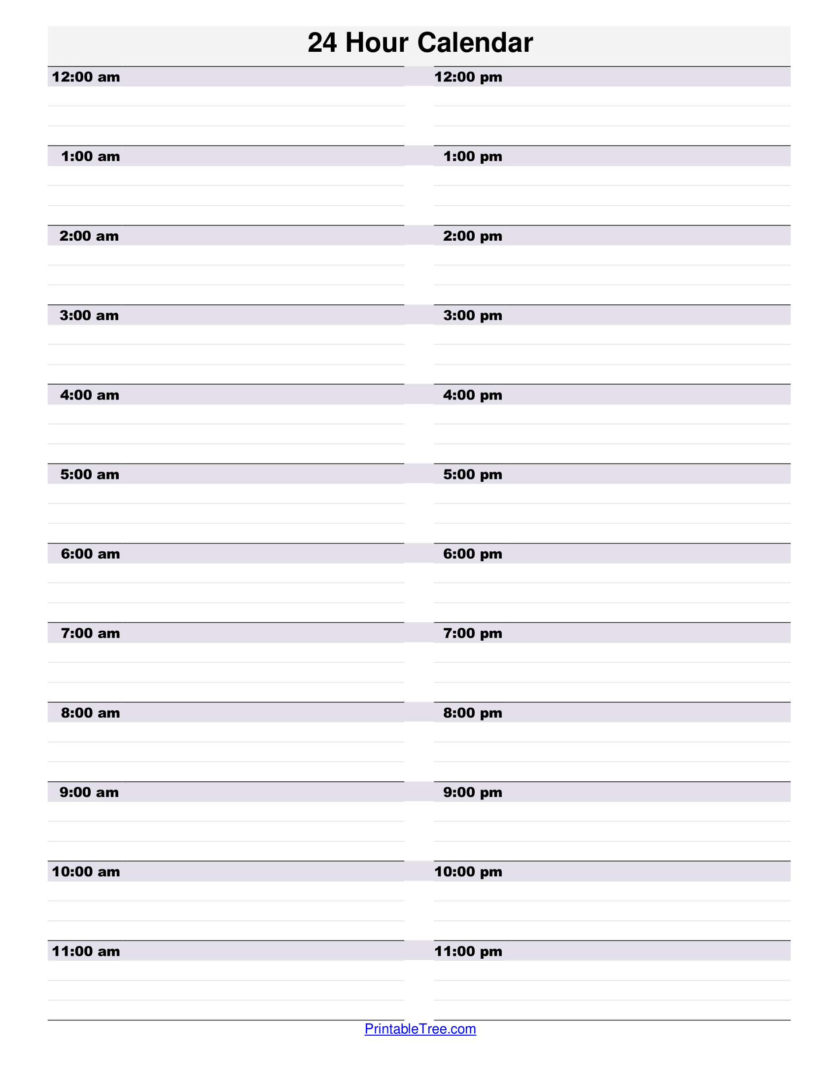 Free Printable Weekly Hourly Planner Calendar PDF Templates Free Printable Weekly Hourly Planner Calendar PDF Templates