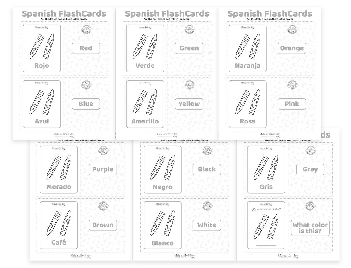 Free Spanish Flashcards Colors Kids Activities Blog Free Spanish Flashcards Colors Kids Activities Blog