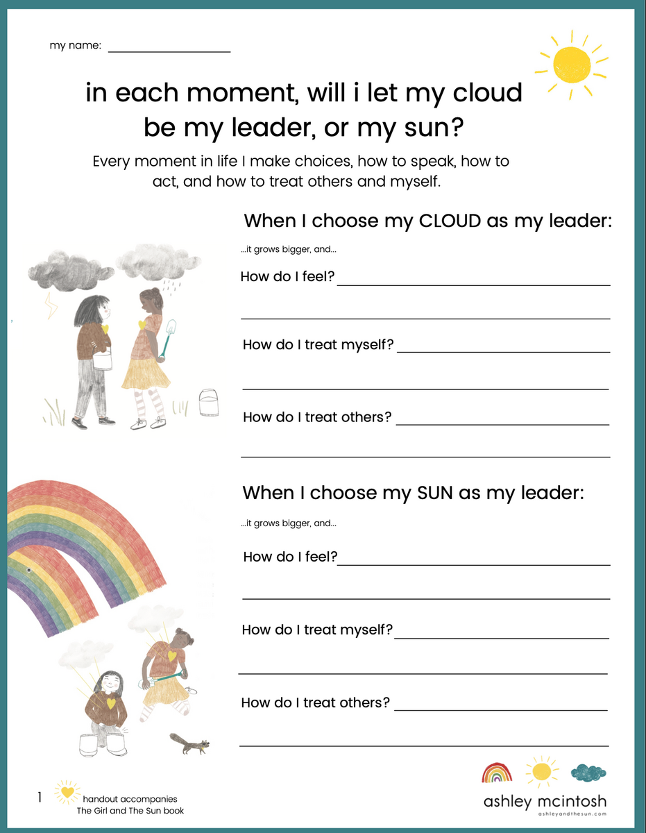 Free Worksheets On Kindness Self Regulation For Parents Teachers Ashley McIntosh Free Printable Self Control Worksheets For All Ages Worksheets Library