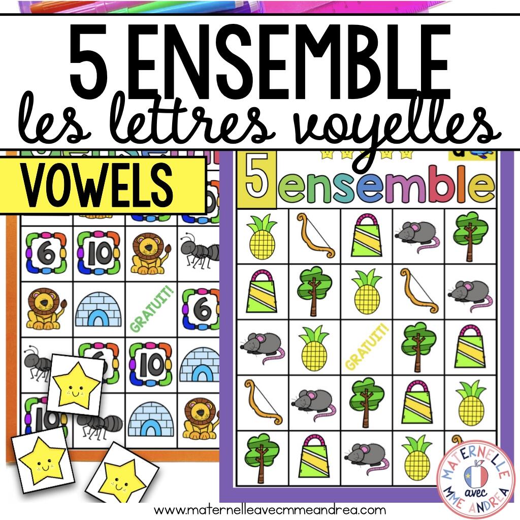 FRENCH 5 Ensemble Small Group Decoding Game For French Vowel Sounds Enseignons Ensemble