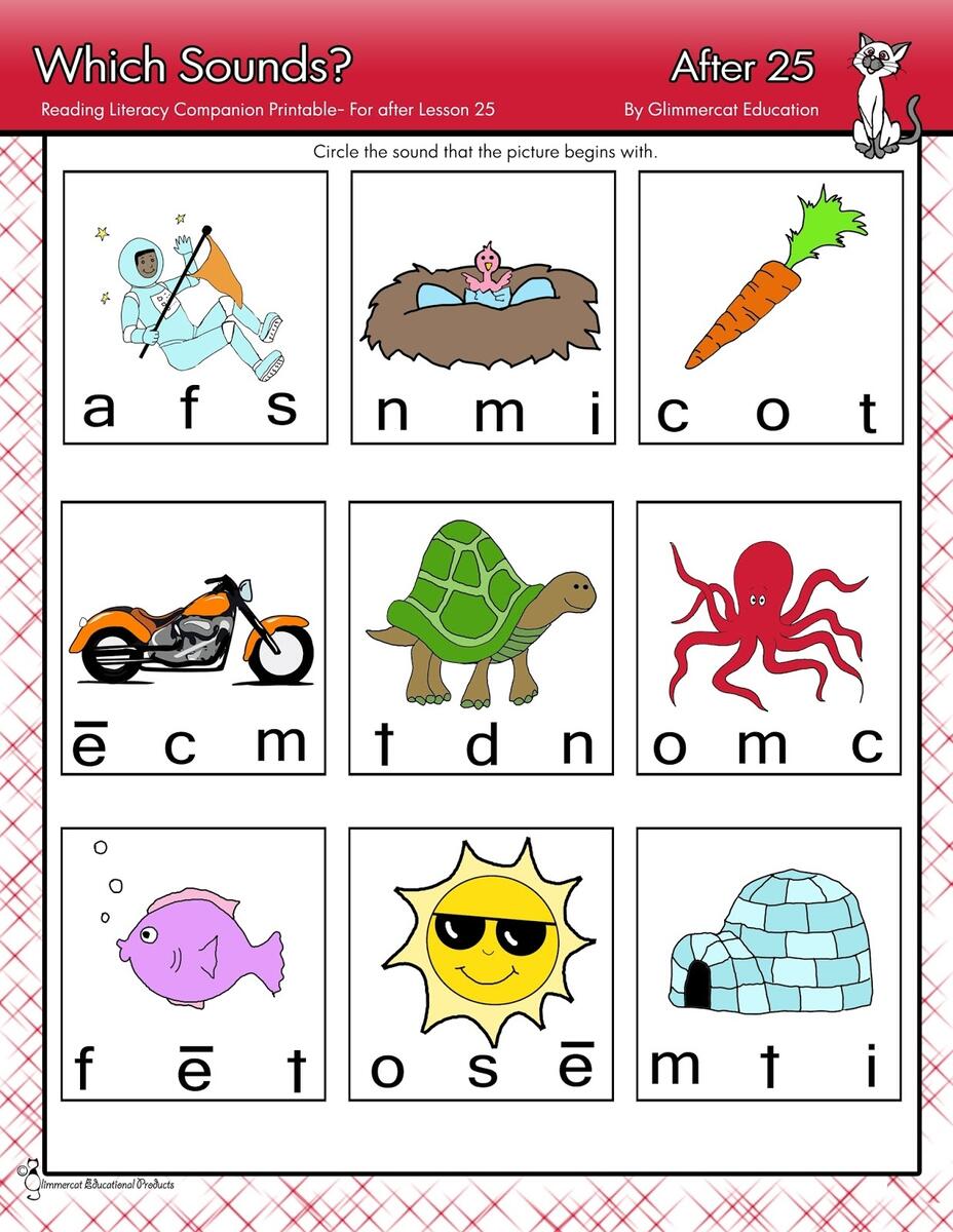 I Spy Worksheets Decodable Phonics Worksheets Science Of Reading My Teaching Pal