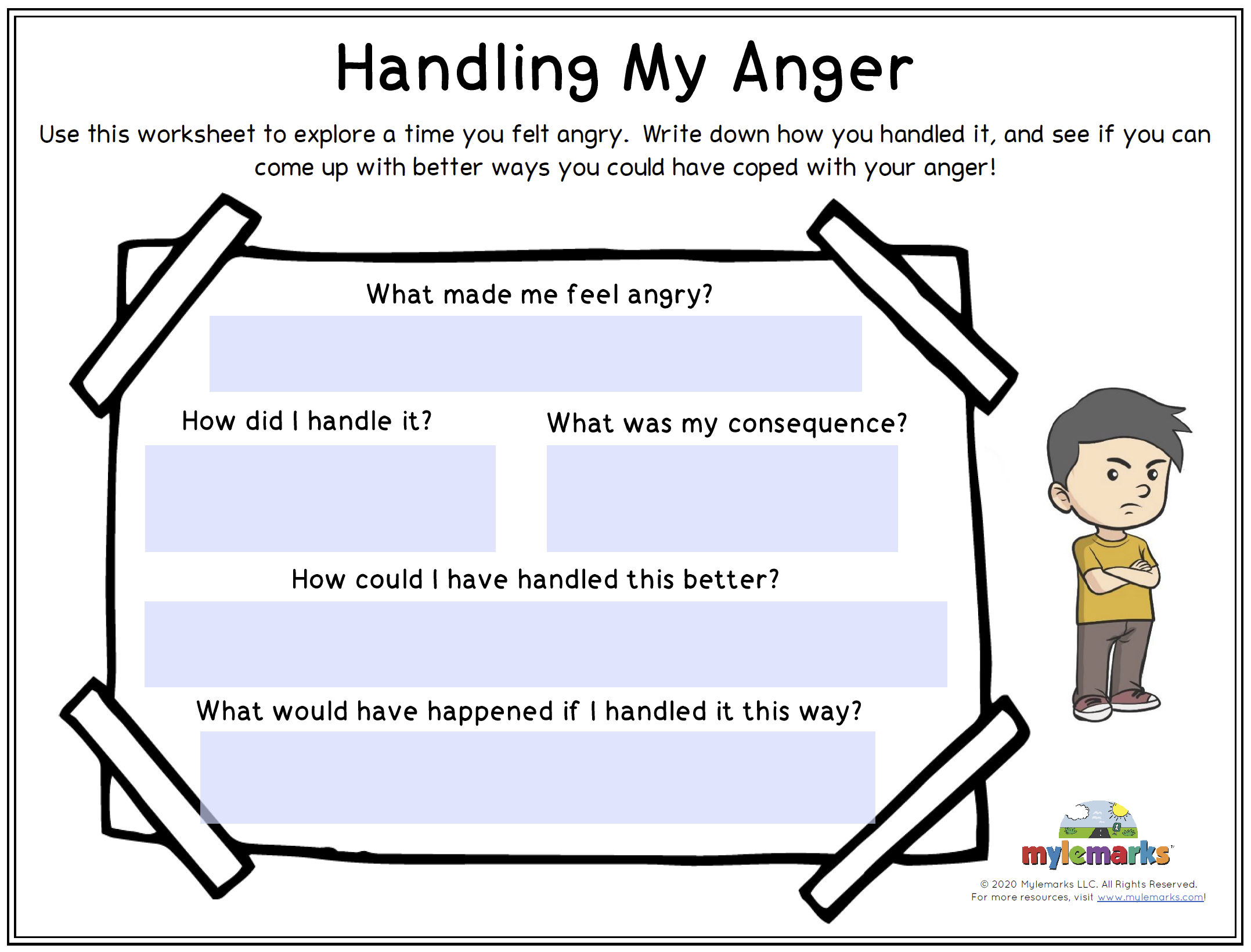 15 Anger Coping Worksheets Free PDF At Worksheeto