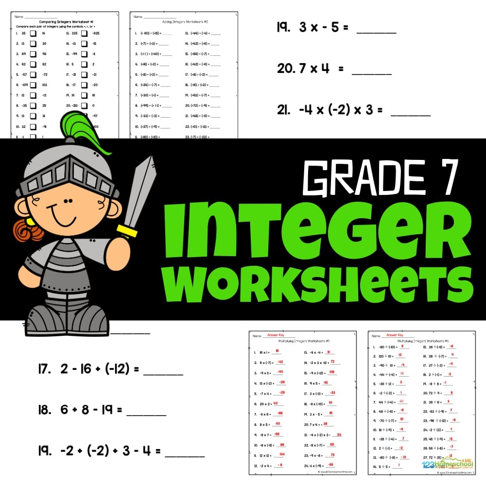 Free Adding And Subtracting Negative Integers Worksheet Download Free Adding And Subtracting Negative Integers Worksheet Png Images Free Worksheets On Clipart Library