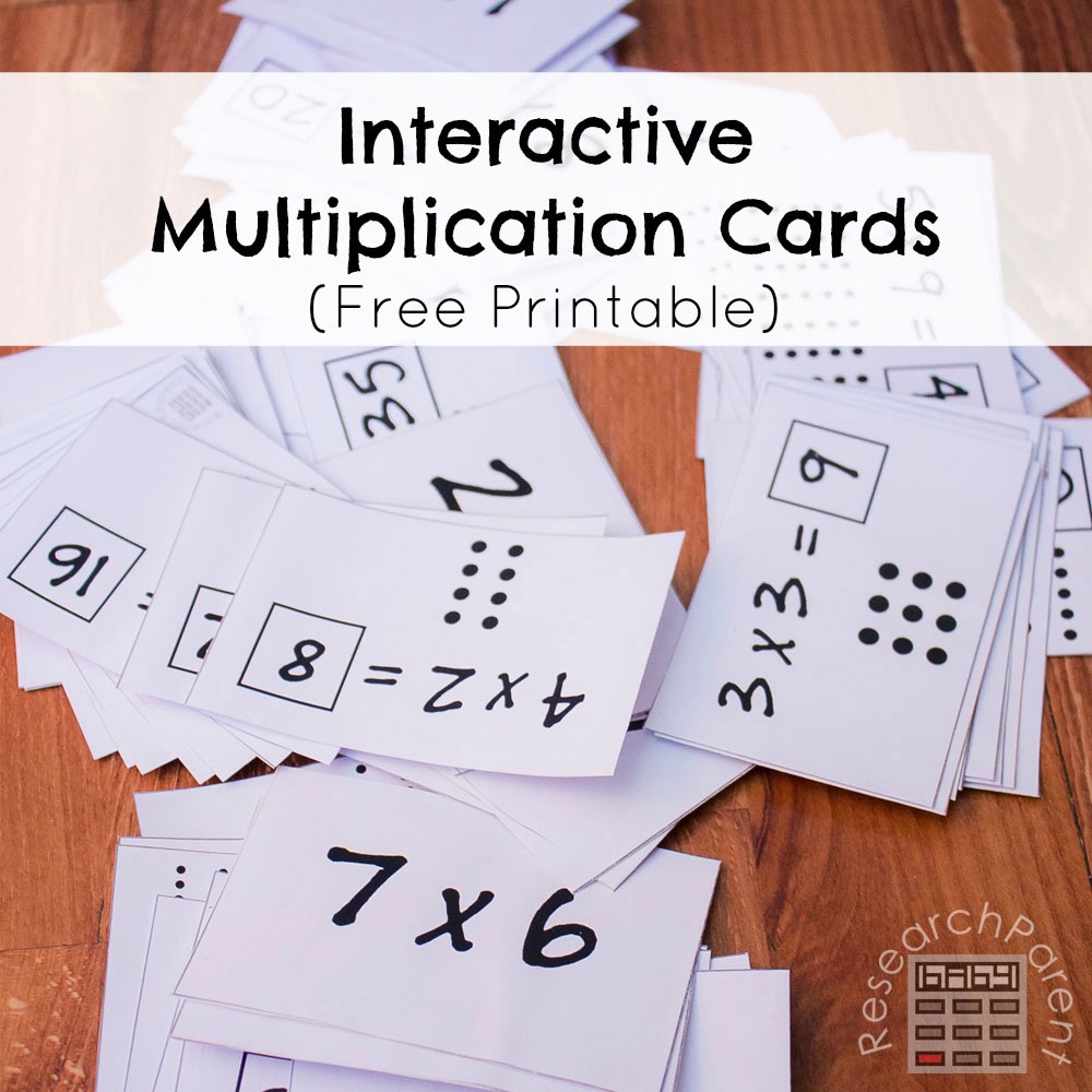Interactive Multiplication Cards ResearchParent