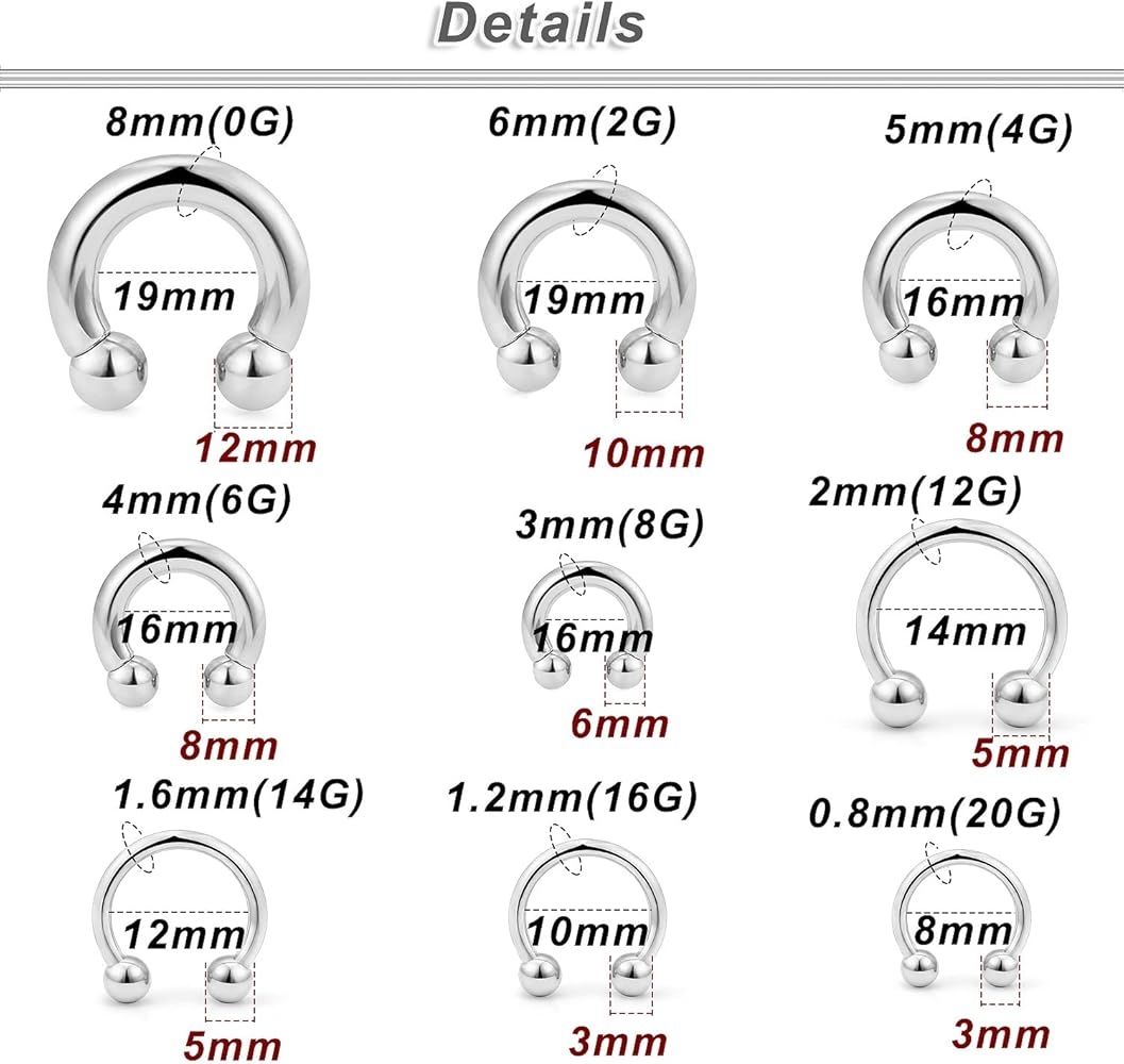 Jewelry Piercing Needle Gauge Sizes 100pcs Pack Tri Beveled Medical Grade Surgical Steel Body Piercing