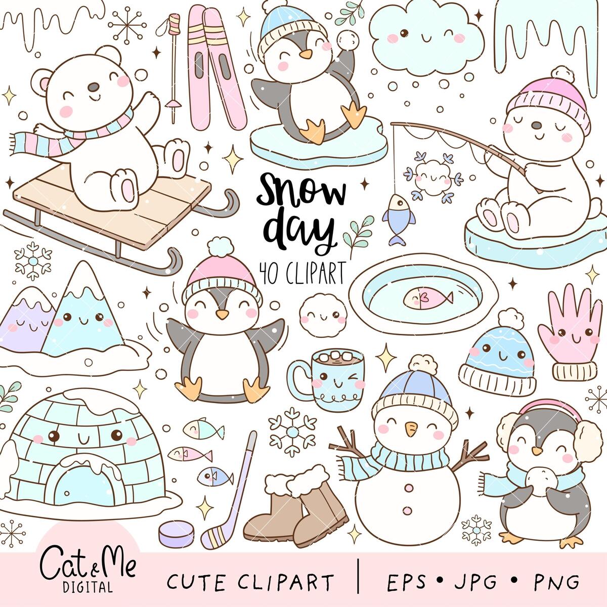 Kawaii Winter Etsy Kawaii Winter Etsy