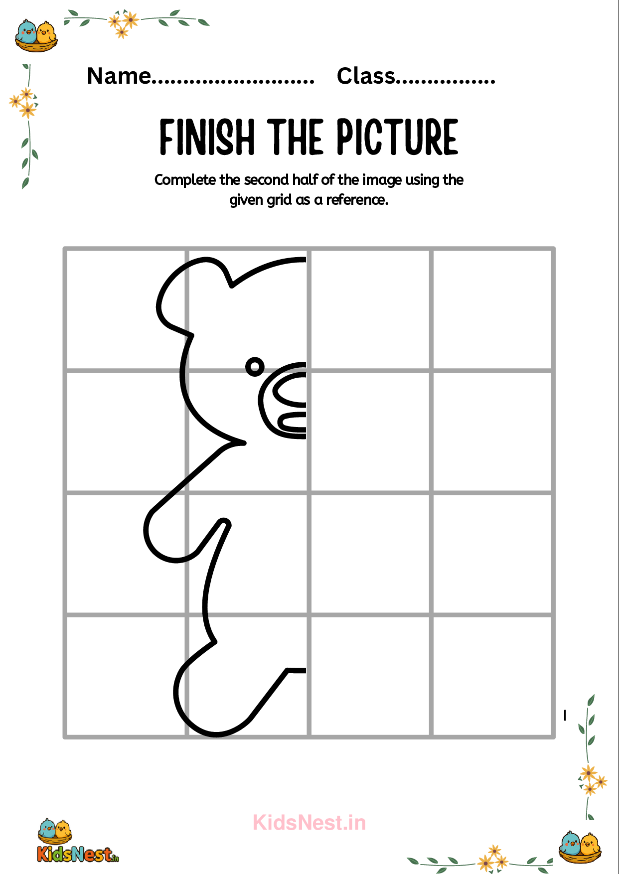Copy The Picture Draw By Grid Coloring Book Pages For Kids Handwriting Practice Drawing Skills Training Education Developing Printable Worksheet Stock Vector Image Art Alamy