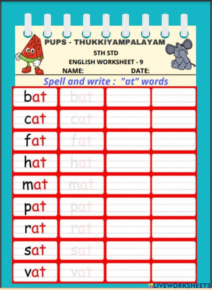 Kindergarten 3 Letter Words Worksheets Library Kindergarten 3 Letter Words Worksheets Library
