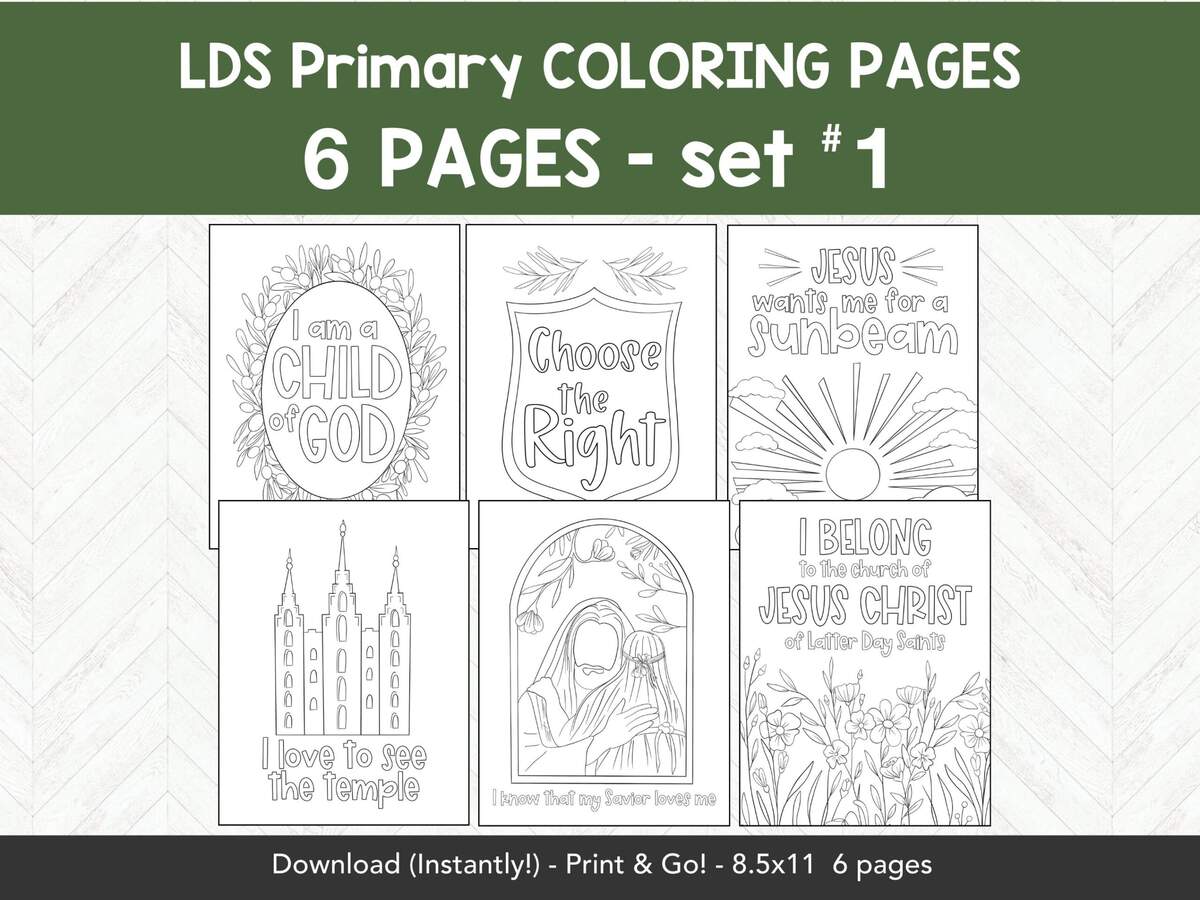 LDS Printable Primary Coloring Page Easy Activity Day Idea I Am A Child Of God Coloring Page Temple Scripture CTR And Jesus Christ Art Etsy LDS Printable Primary Coloring Page Easy Activity Day Idea I Am A Child Of God Coloring Page Temple Scripture CTR And Jesus Christ Art Etsy