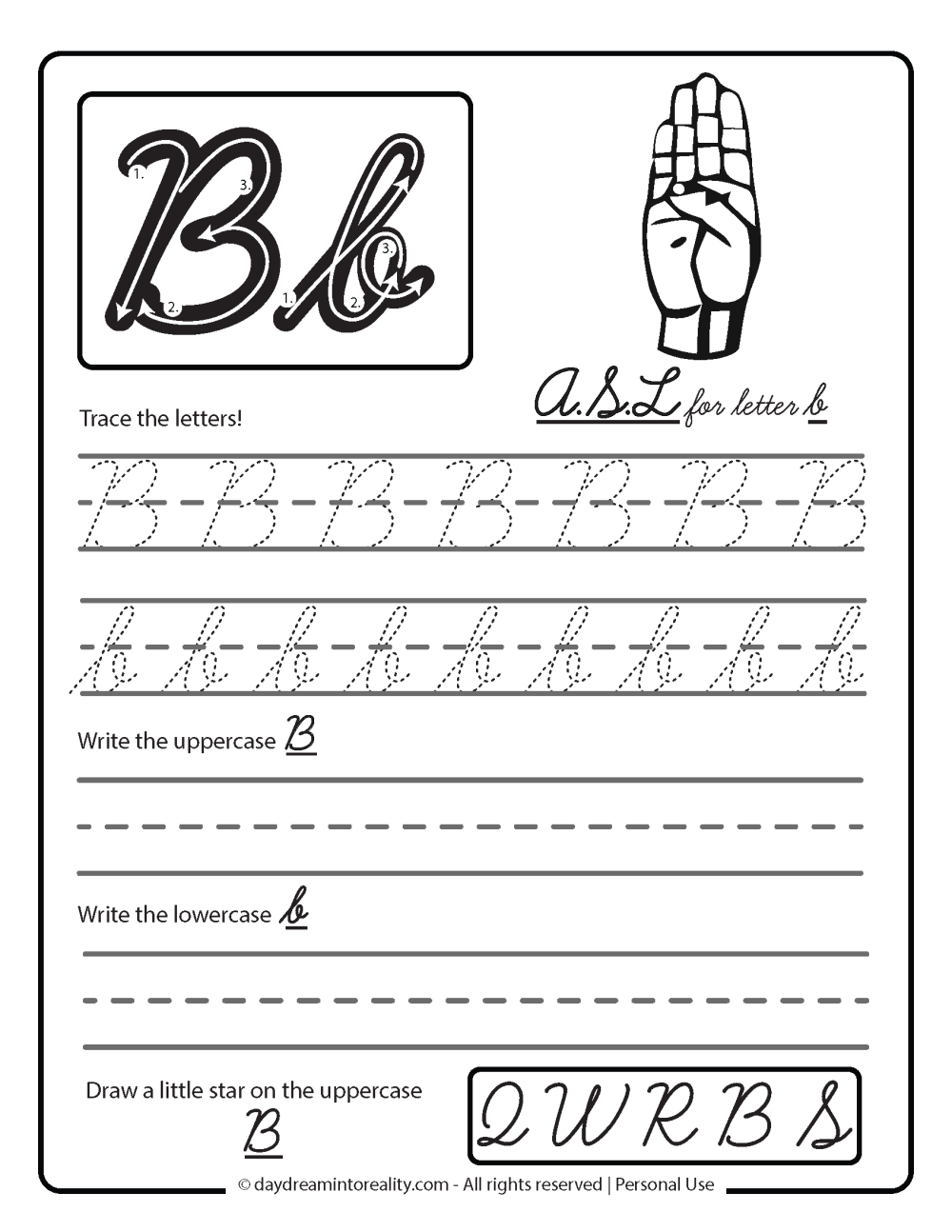 Letter B Worksheets 55 Free PDF Printables Daydream Into Reality