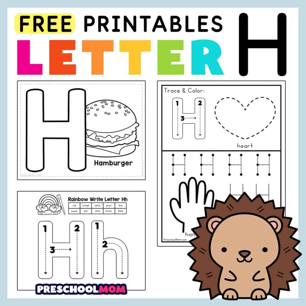 Letter H Free Worksheets TeachersMag