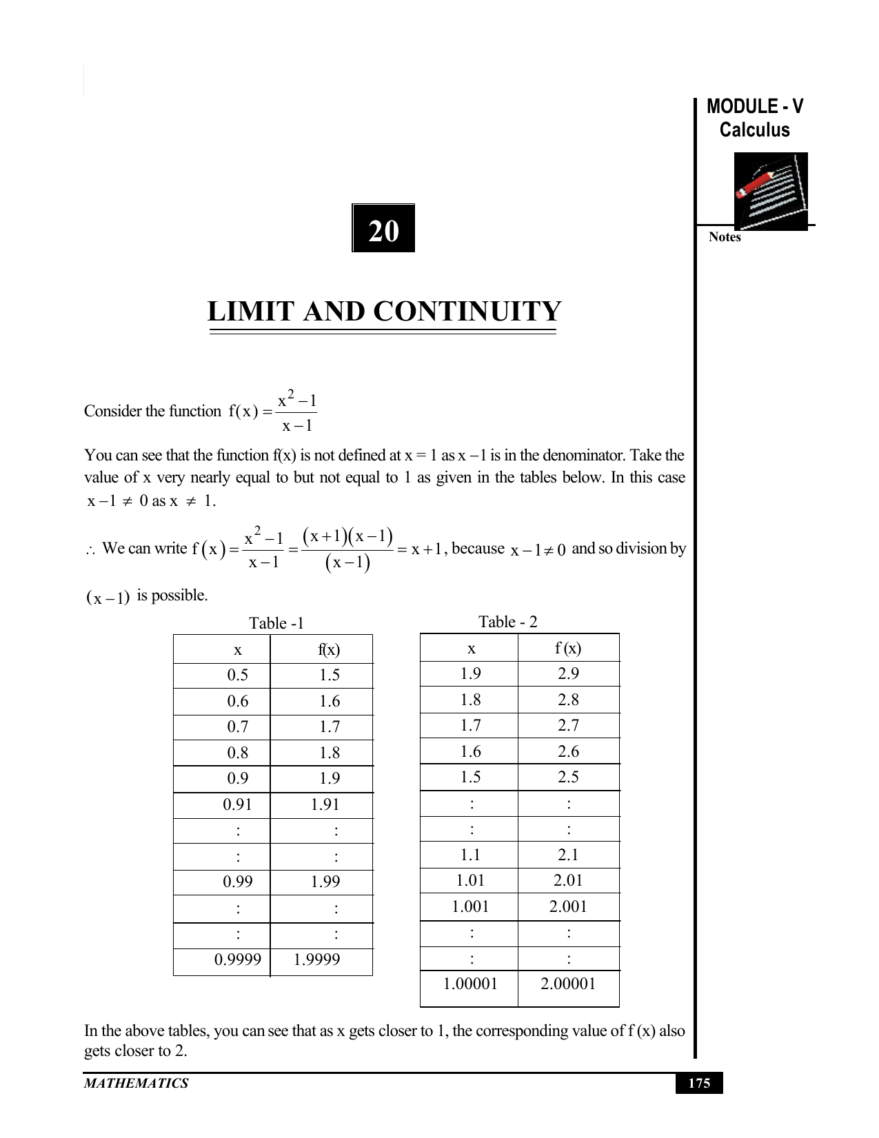 Limits And Continuity Calculus Textbook Excerpt