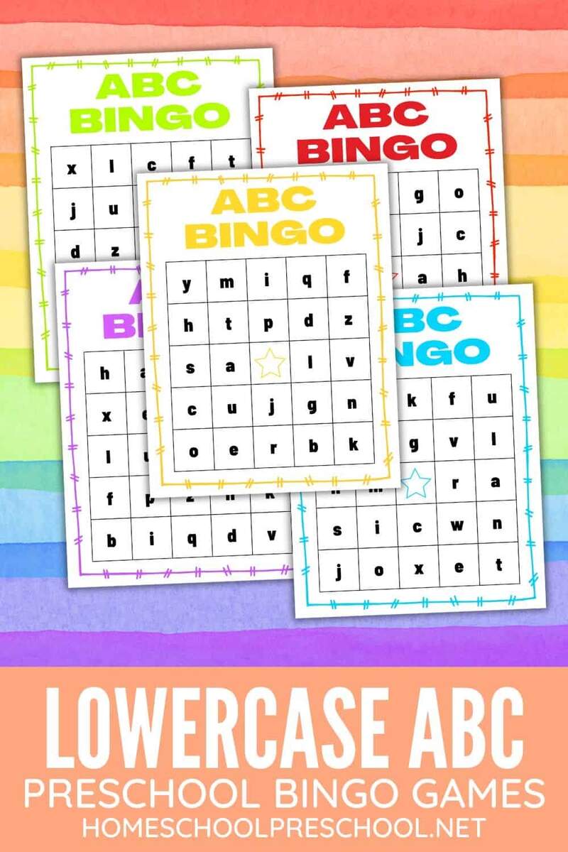Lowercase Alphabet Bingo Printable Letter Recognition Fun