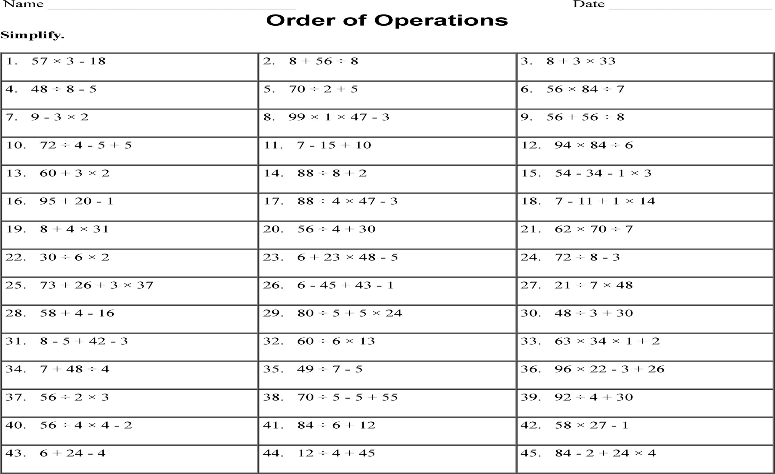 Mastering PEMDAS Order Of Operations Practice Worksheet Mastering PEMDAS Order Of Operations Practice Worksheet