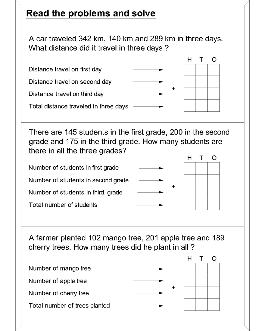 Math Worksheet For Kids Math Worksheet For Kids