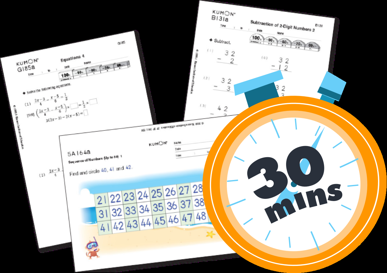 Mathematics Programme Worksheets For Kids Kumon MY KumonMalaysia Children S After School Enrichment Programme Center