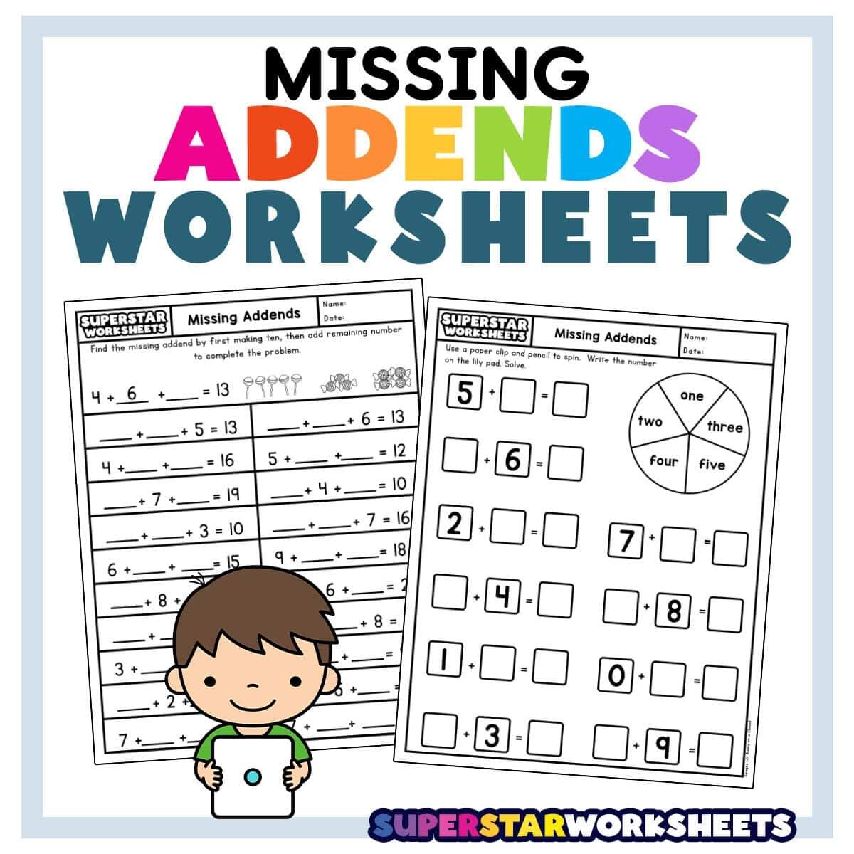 Domino Drop Missing Addend Worksheets Top Teacher