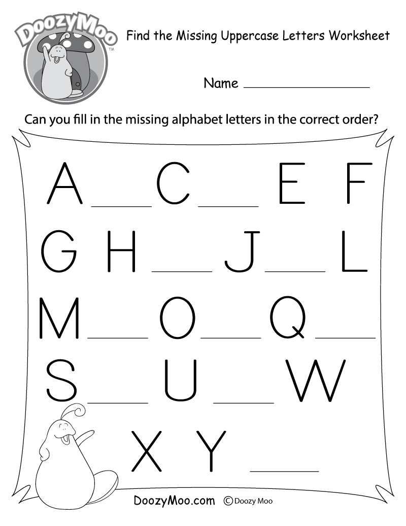 Missing Lowercase Letters Missing Small Letters Worksheet FREE Printable Worksheets Worksheetfun