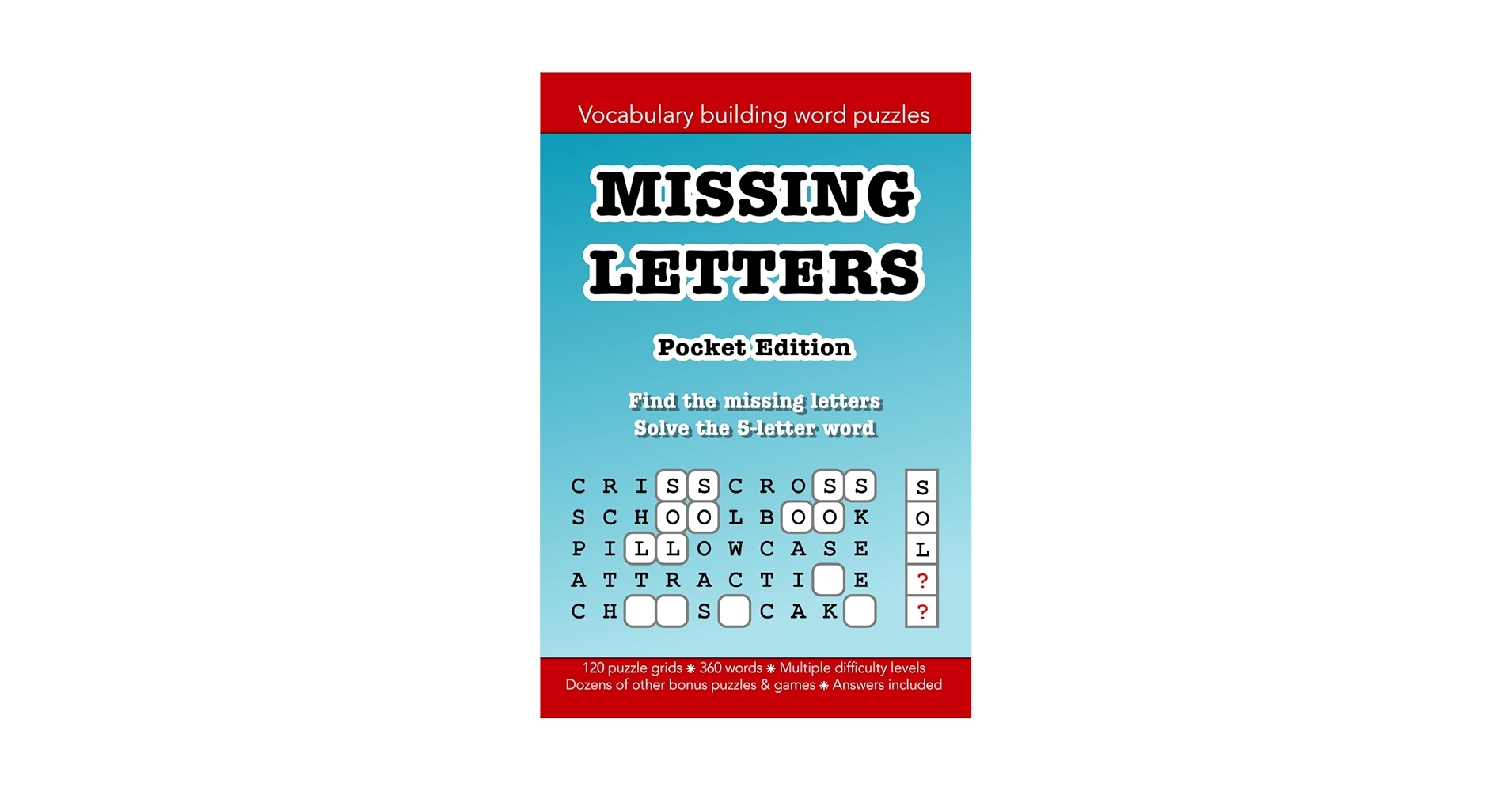 Missing Letters Pocket Edition 120 Fun Vocabulary Building Word Puzzles Education Resources By Bounce Learning Kids Morgan Christopher D 9798839751149 Amazon Books