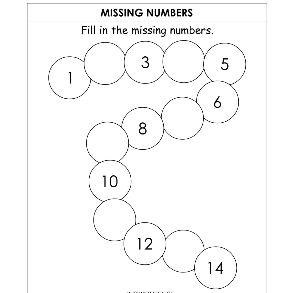 Missing Number Worksheets For Kindergarten HubPages Missing Number Worksheets For Kindergarten HubPages
