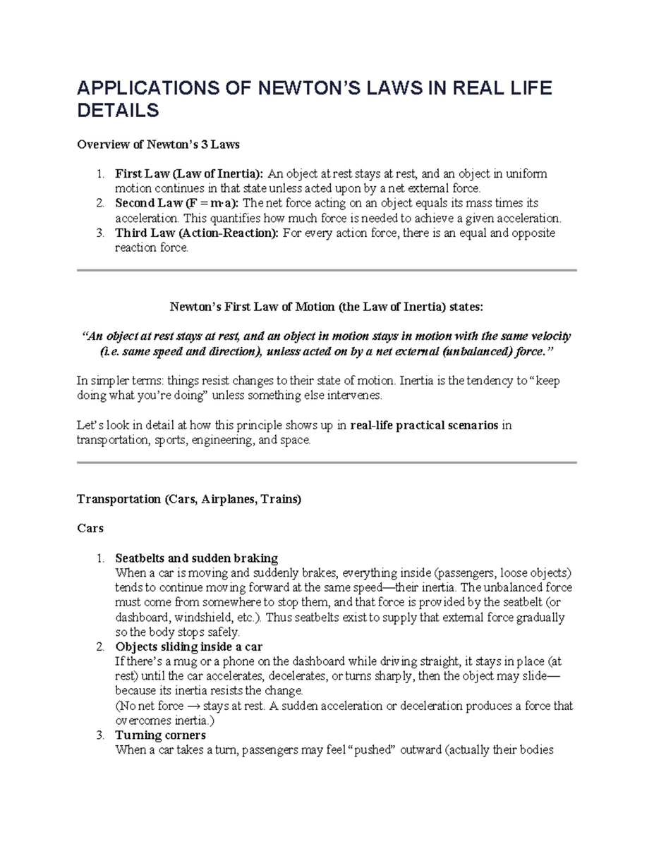 Inertia Motion Rule Newton S First Law Of Motion Doodle Notes Quiz NGSS Science Of
