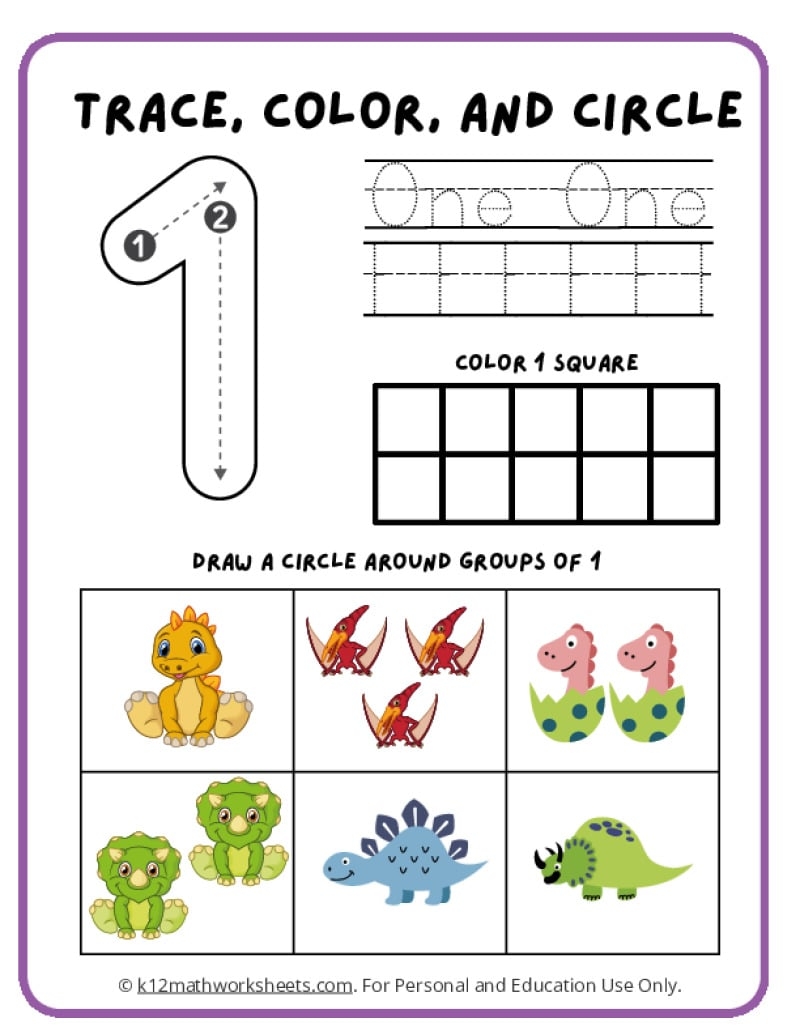 Help Your Kids Learn Numbers With 1 10 Number Tracing Prek Worksheets Made By Teachers