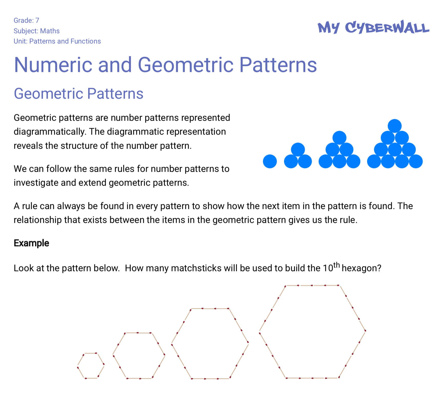 Numeric And Geometric Patterns Geometric Patterns WCED EPortal Numeric And Geometric Patterns Geometric Patterns WCED EPortal