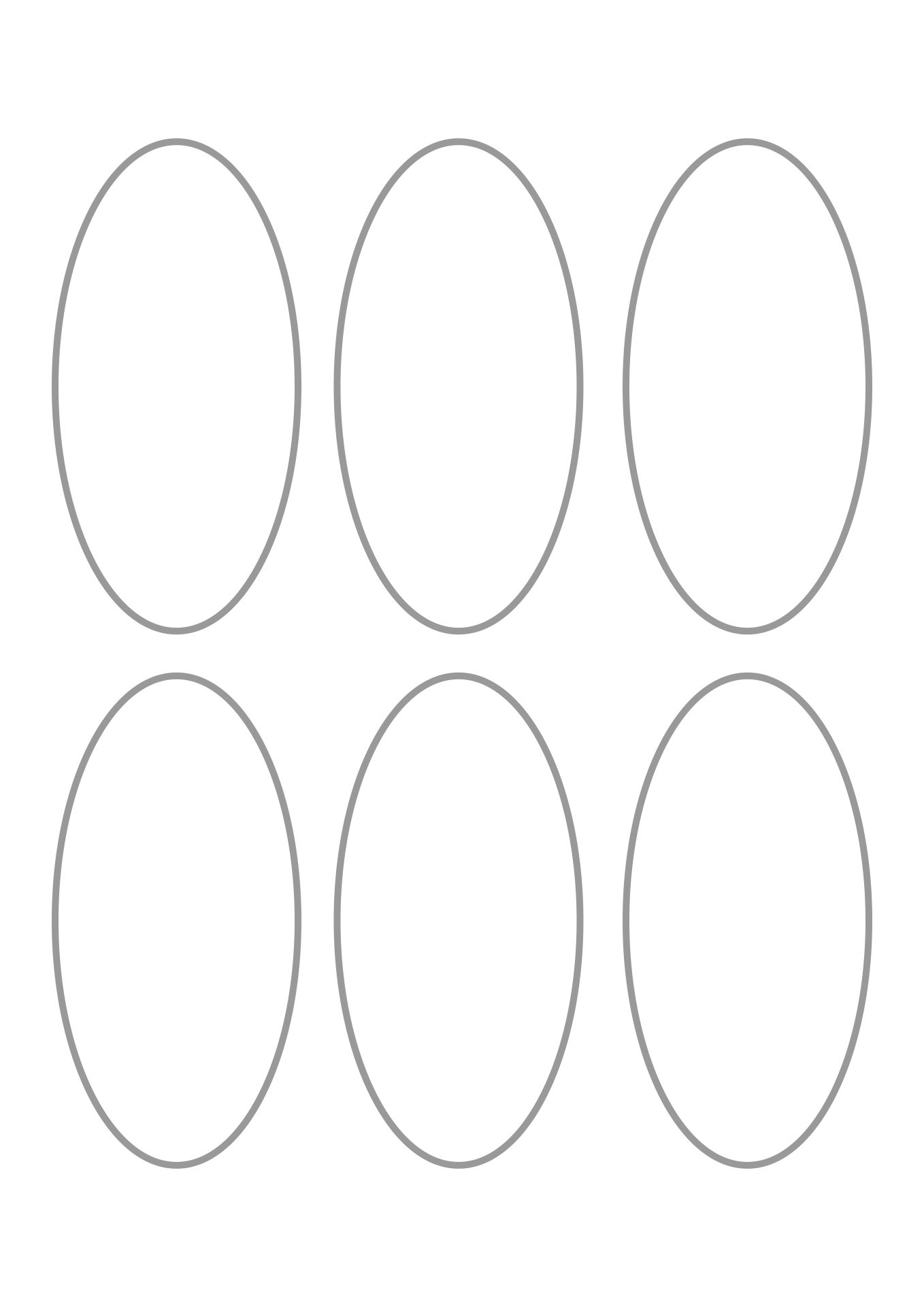 Oval Templates To Print Printable Oval Templates To Print Printable