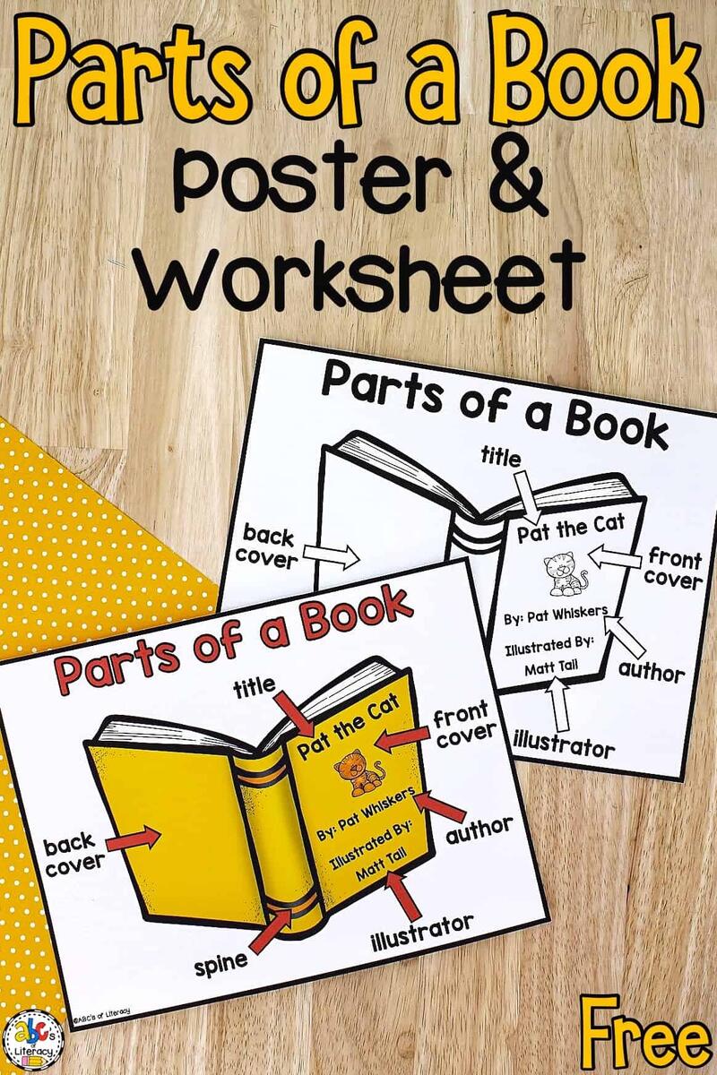 Parts Of A Book