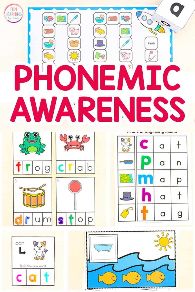 Phonemic Awareness Worksheets ReadingVine