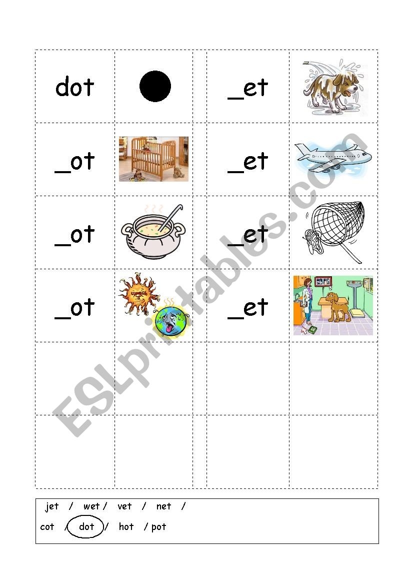 Phonics 3 Letter Words CVC Writing OT ET ESL Worksheet By Matthew ELSP Phonics 3 Letter Words CVC Writing OT ET ESL Worksheet By Matthew ELSP