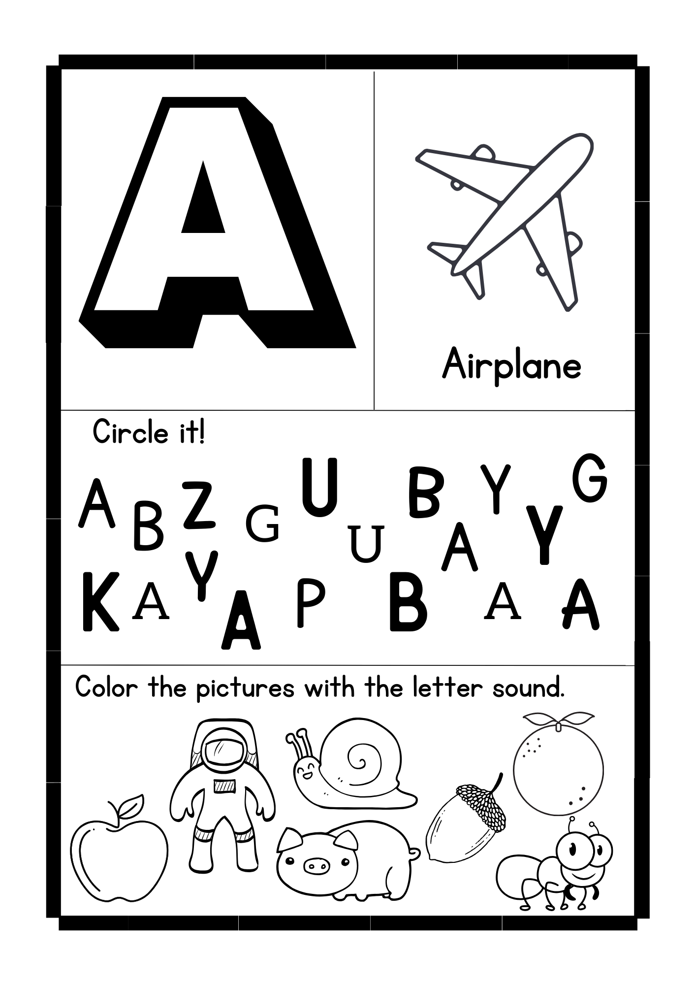 Phonics Beginning Sounds Worksheets Alphabet Letters A To Z Made By Teachers Complete The Alphabet Worksheet Free Printable Doozy Moo