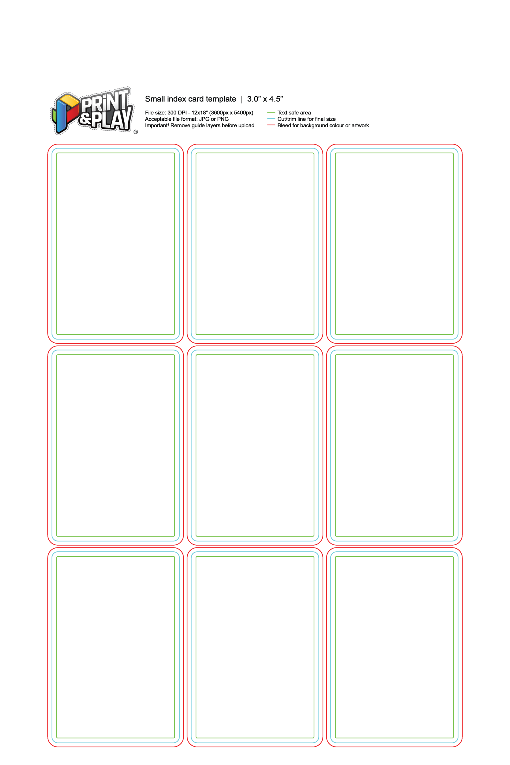 Playing Cards Formatting Templates Print Play Playing Cards Formatting Templates Print Play